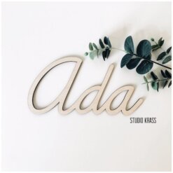 naam in hout, muur decoratie, baby kamer, geboorte geschenk, houten naam