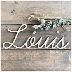 naam in hout, muur decoratie, baby kamer, geboorte geschenk, houten naam