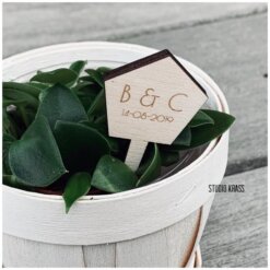 houten plantenprikker, planten label, gepersonaliseerde planten prikker, houten planten label, plantenprikker, plantenprikker uit hout